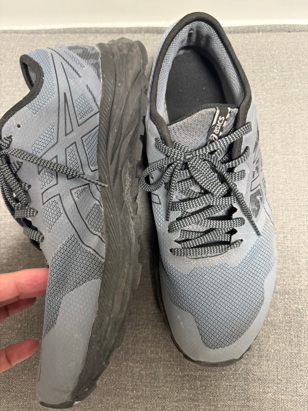 ASICS GEL-Excite Trail Hiking/Trail Running Shoes Black/Gray Men's Size 11
